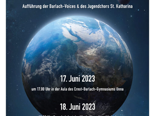 Der blaue Planet – Musical mit dem Jugendchor St. Katharina und den Barlach Voices am 17. und 18. Juni